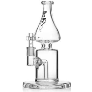 8.75 Helix Straight Base w Fixed Downstem – Clear